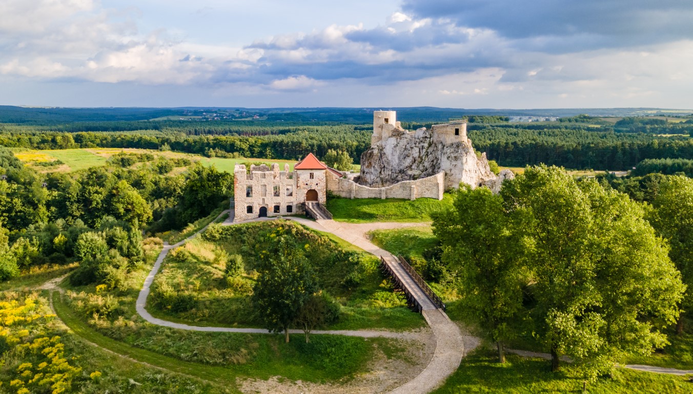 Ruiny zamku w Małopolsce